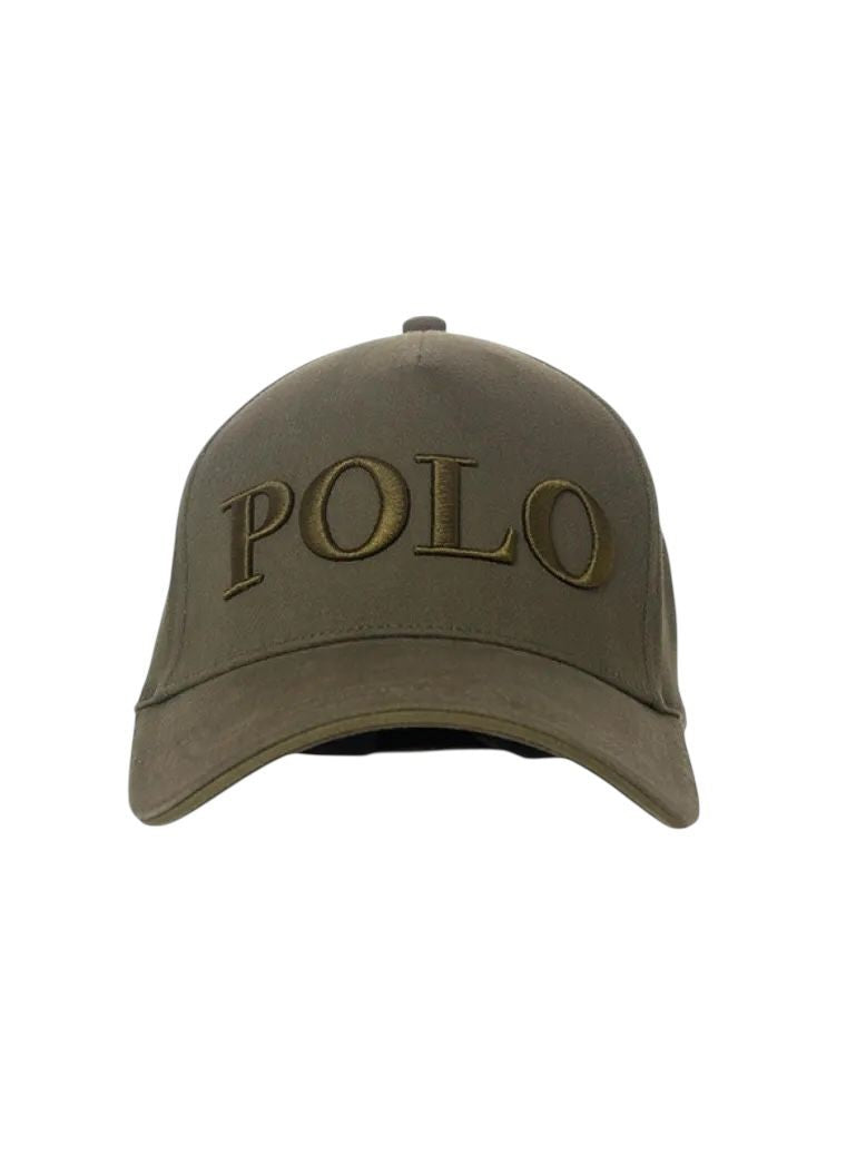 Polo Cap Embroidered Peak Olive