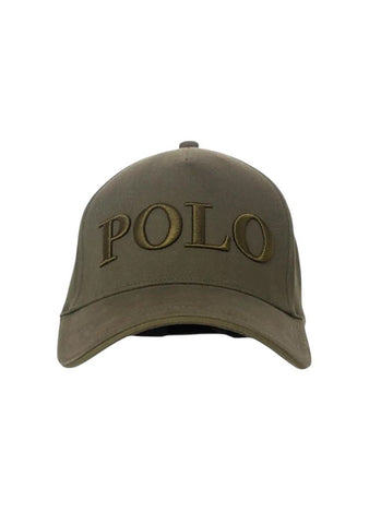 Polo Cap Embroidered Peak Olive