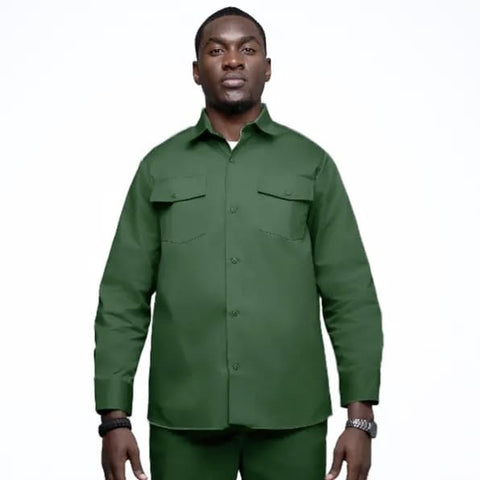 Dickies 847 Long Sleeve Shirt Rain Forest