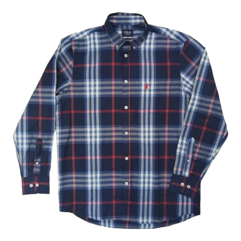 Polo Bold Check Ls Shirt