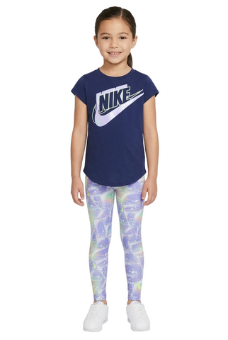 Nike Girls Legging Set Dream Chaser Navy And Lilac