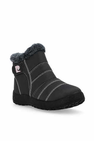 Pierre Cardin Kids Casey Boot Quilted Grey And Pink