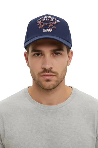 Cutty Heritage Script Trucker Cap Tulsa Navy