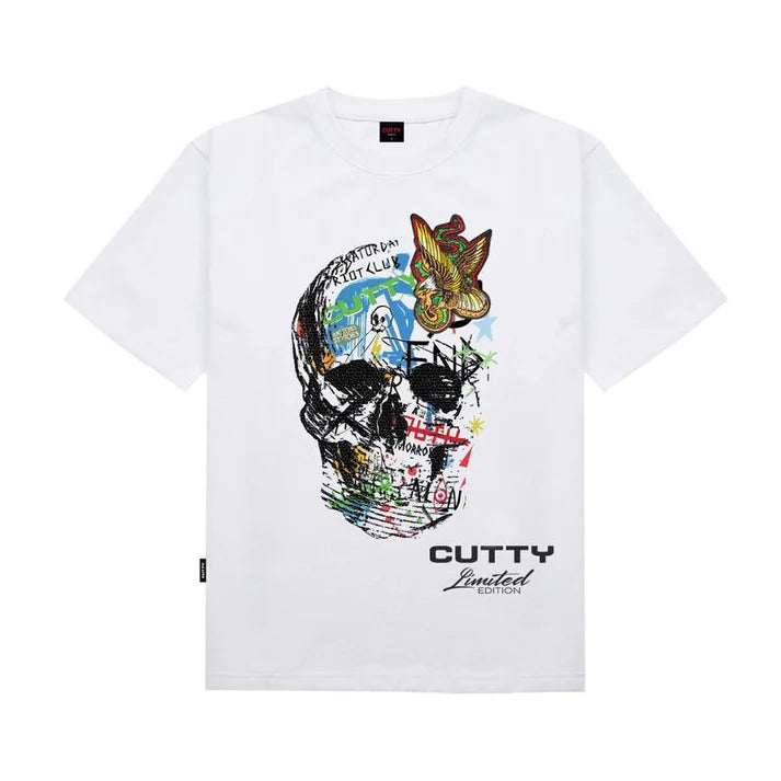 Cutty T-Shirt Skully White