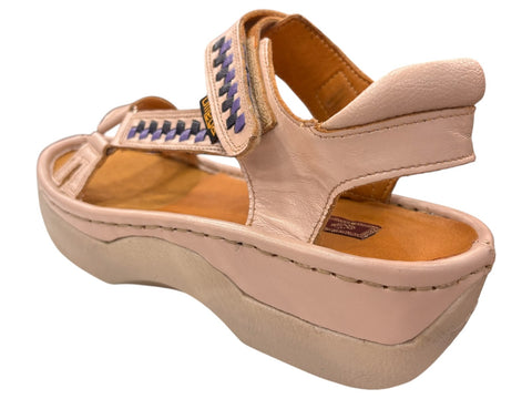 Omega Sandals S-Saddle Cream/Denim