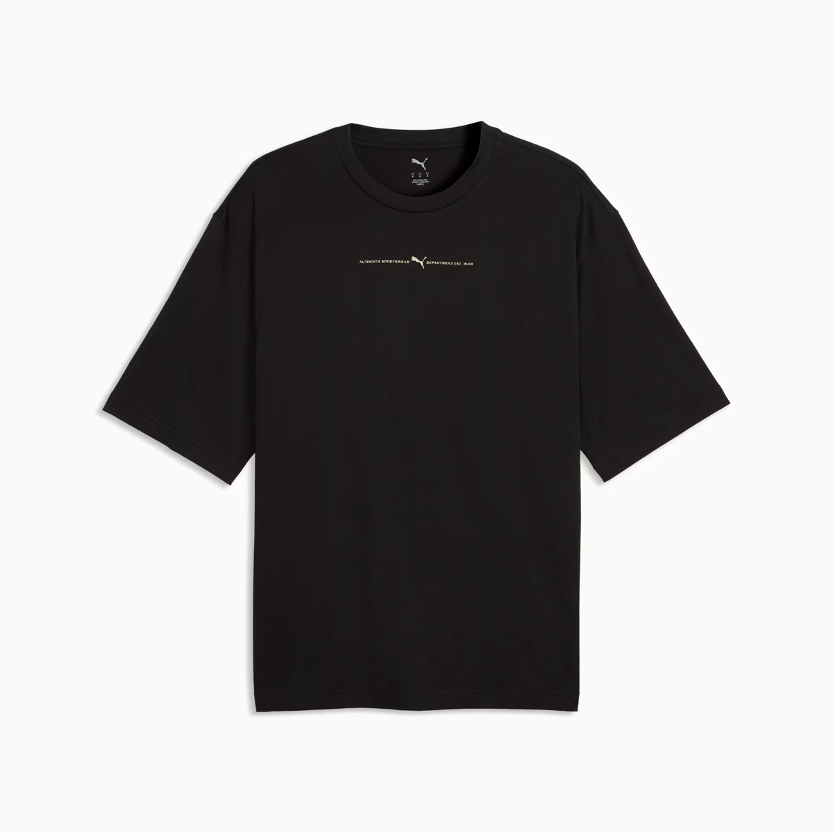 Puma T-Shirt Graphics Boxy Foil Black/Gold