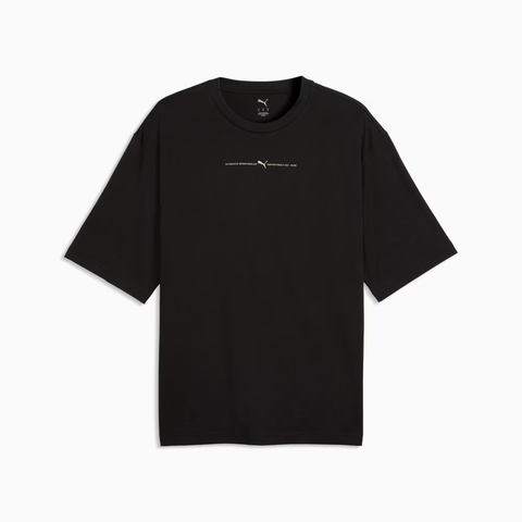 Puma T-Shirt Graphics Boxy Foil Black/Gold