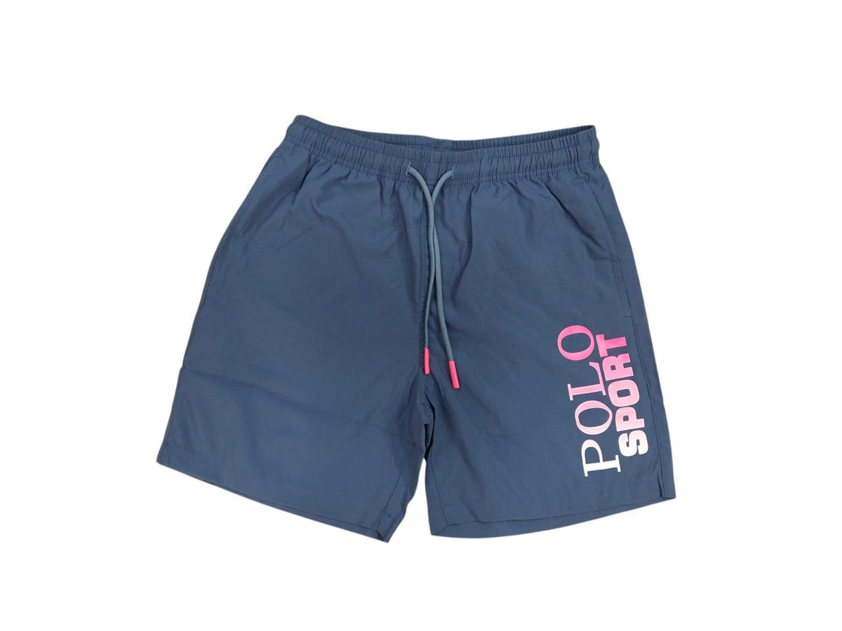 Polo Shorts Sport Beach Blue