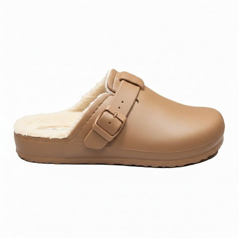 Hush Puppie Ladies Sandal Soft Desi Fur Brown