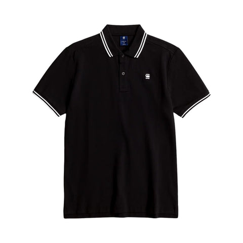 G Star Golfer Dunda Slim Stripe Black