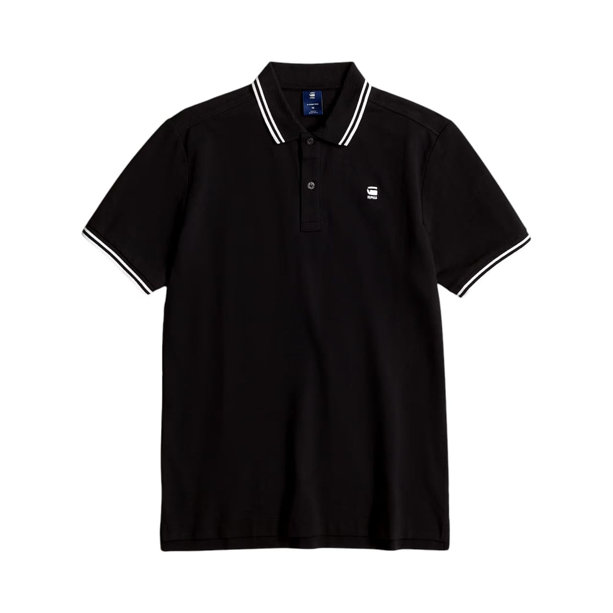 G Star Golfer Dunda Slim Stripe Black