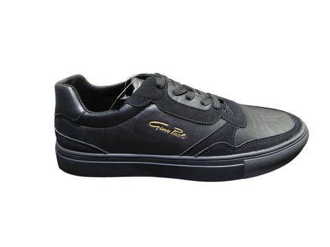 Gino Paoli Mens Finn Black Sneaker