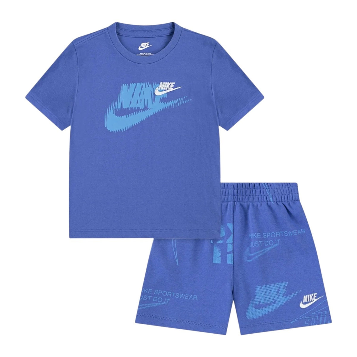 Nike Kids Shorts Set Nkn Club Energy Comet Blue