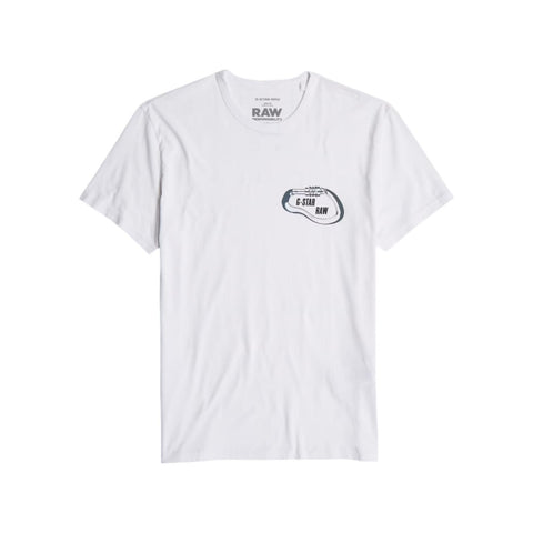 Gstar T-Shirt Carabiner Logo White