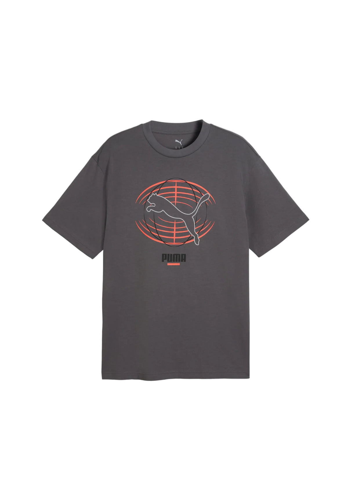 Puma T-Shirt Graphics Relaxed Moody Gray