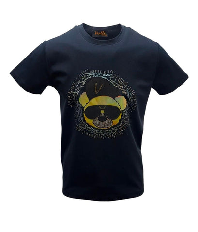 Vialli Crew T-Shirt Labron Navy