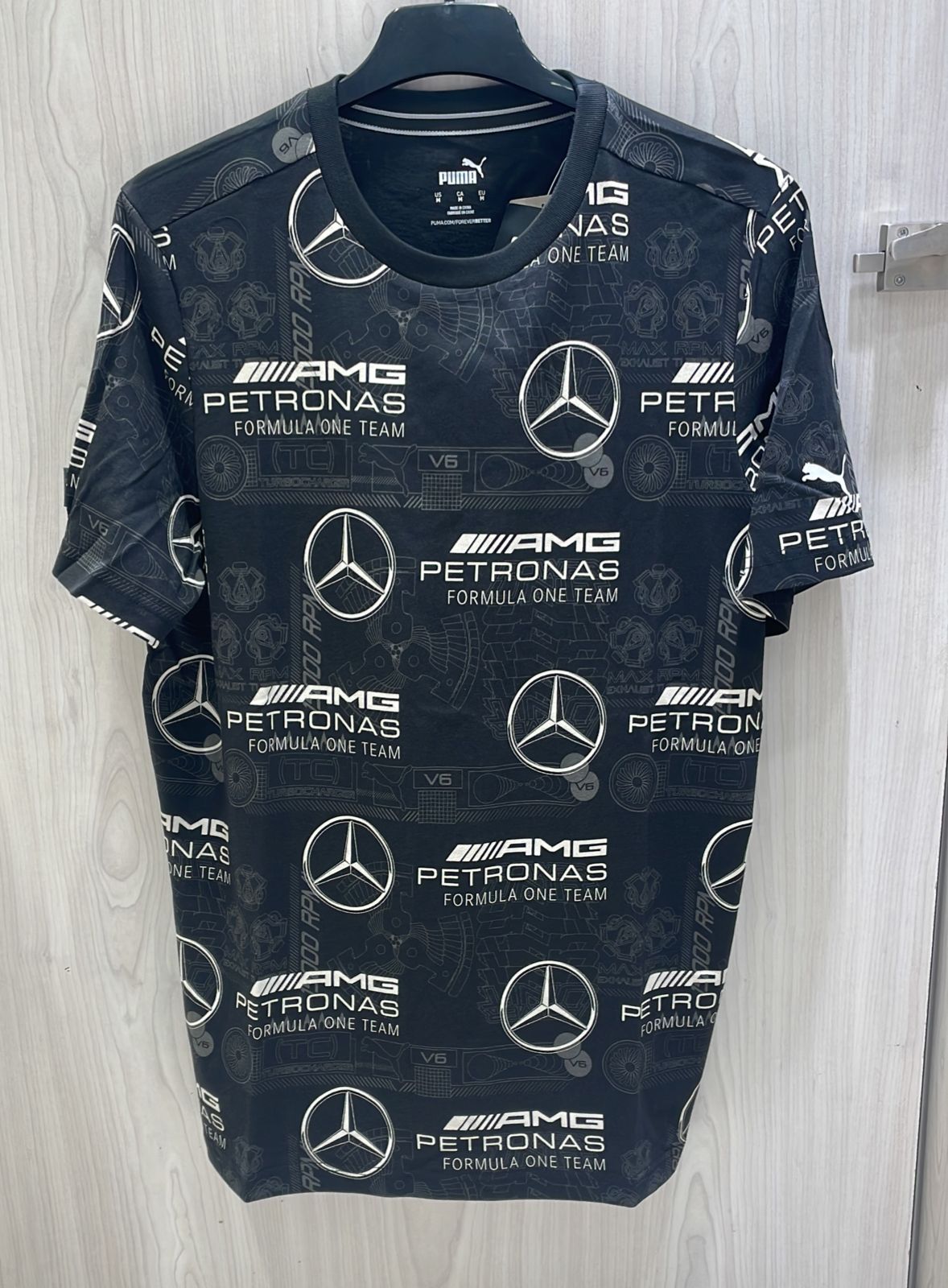 Puma T-Shirt Petronas Print Black