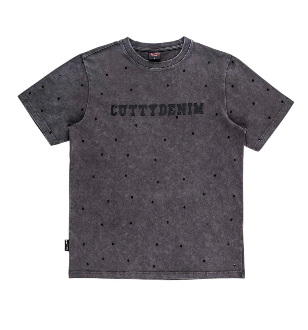 Cutty Crew CStefan Acid Wash Charcoal T-Shirt