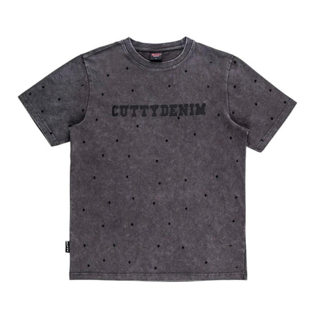 Cutty Crew CStefan Acid Wash Charcoal T-Shirt