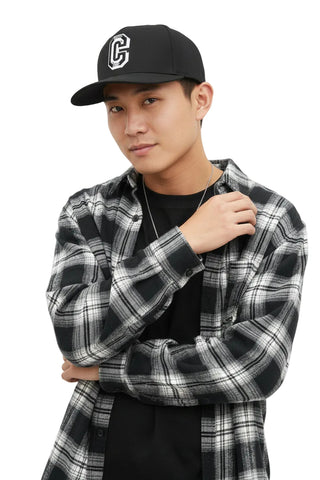 The Cutty Collegiate Letterman Cap Black