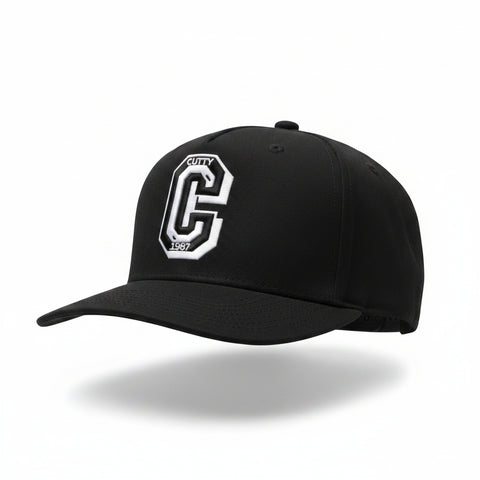 The Cutty Collegiate Letterman Cap Black