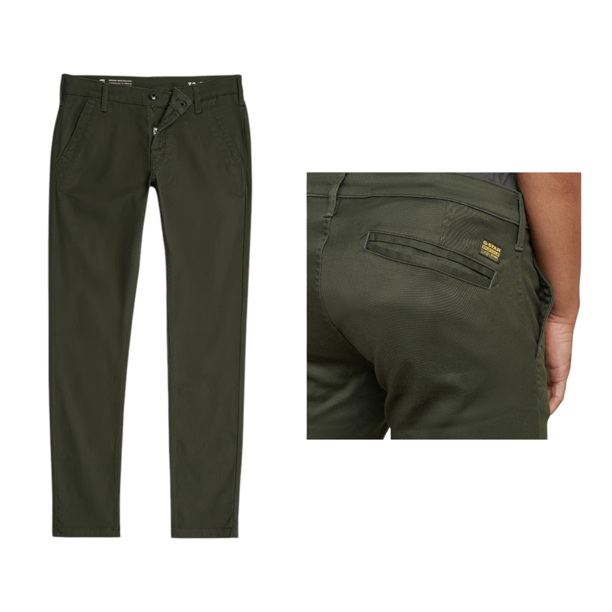 G Star Chino 3.0 Skinny Asfalt Olive