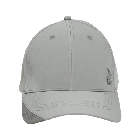 Polo Cap Metal Pony Fitted Light Grey