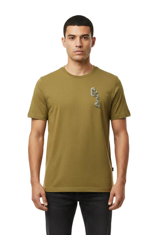 G Star T-Shirt Back Graphic Olive