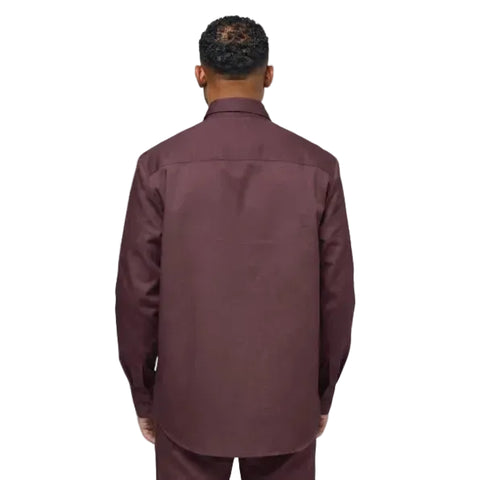 Dickies 847 Long Sleeve Shirt – Fig/Burgundy