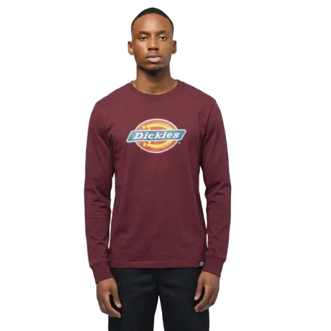Dickies Long Sleeve Graphic Tee – Maroon