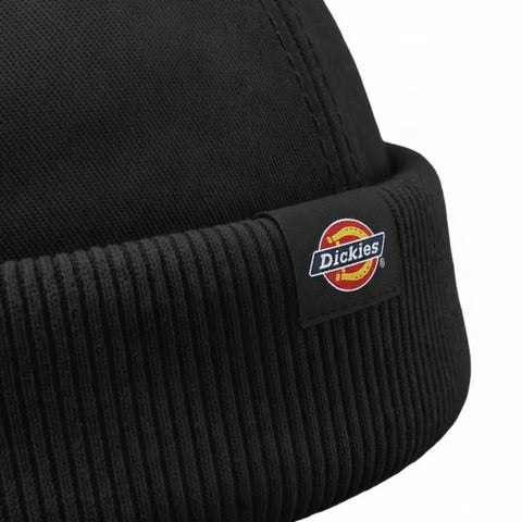 Dickies Garnett Fisherman Beanie in Black.