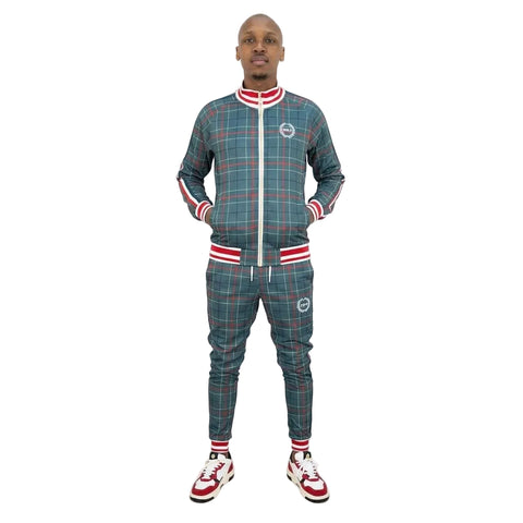 Rossimoda Flavio Tracksuit Green Checked