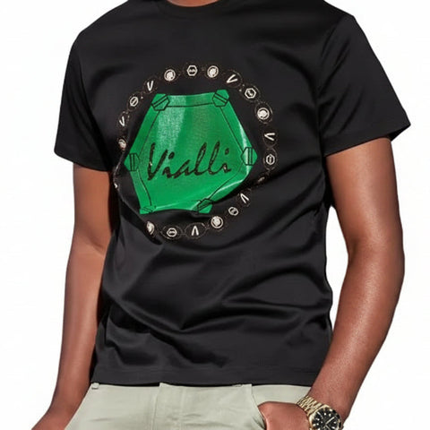 Vialli Firap T-Shirt Black