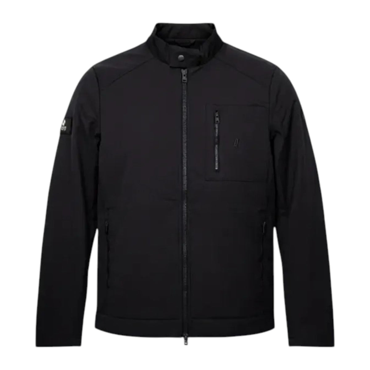 Polo Mens PJC LS Quilted Biker Jacket – Black Classic Rider Style