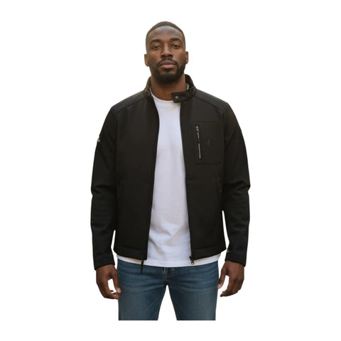 Polo Jacket Pjc Quilted Biker Black