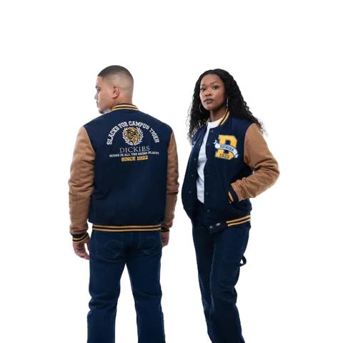Dickies Jacket Baseball Yale Navy/Tan