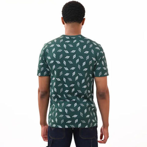 Dickies Crew Allover Print Rainforest Green