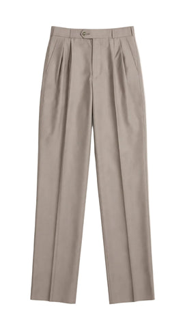 Jonathan D Microfibre Trouser Old Khaki