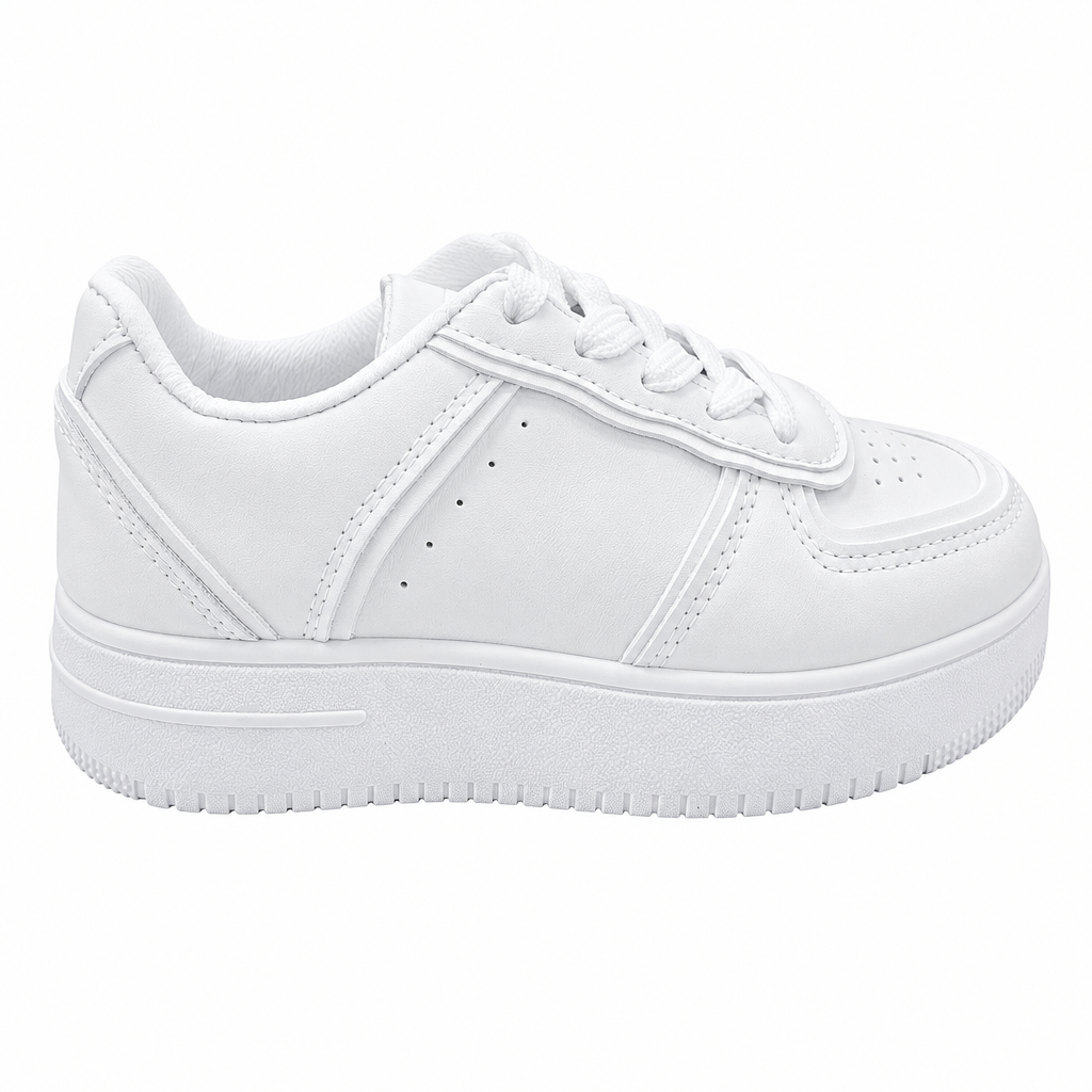 Pierre Cardin Kids Addison Sneaker White