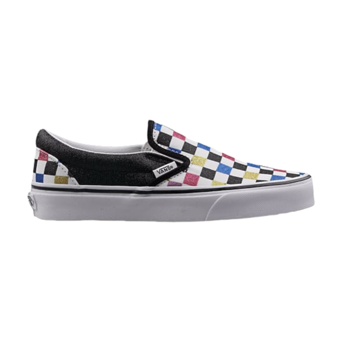 Vans Classic Slip-On Glitter Checkerboard