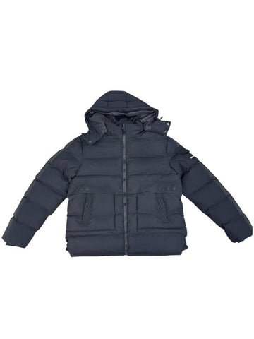 Cutty Heavyweight Padded Puffer Jacket – Charcoal Navy