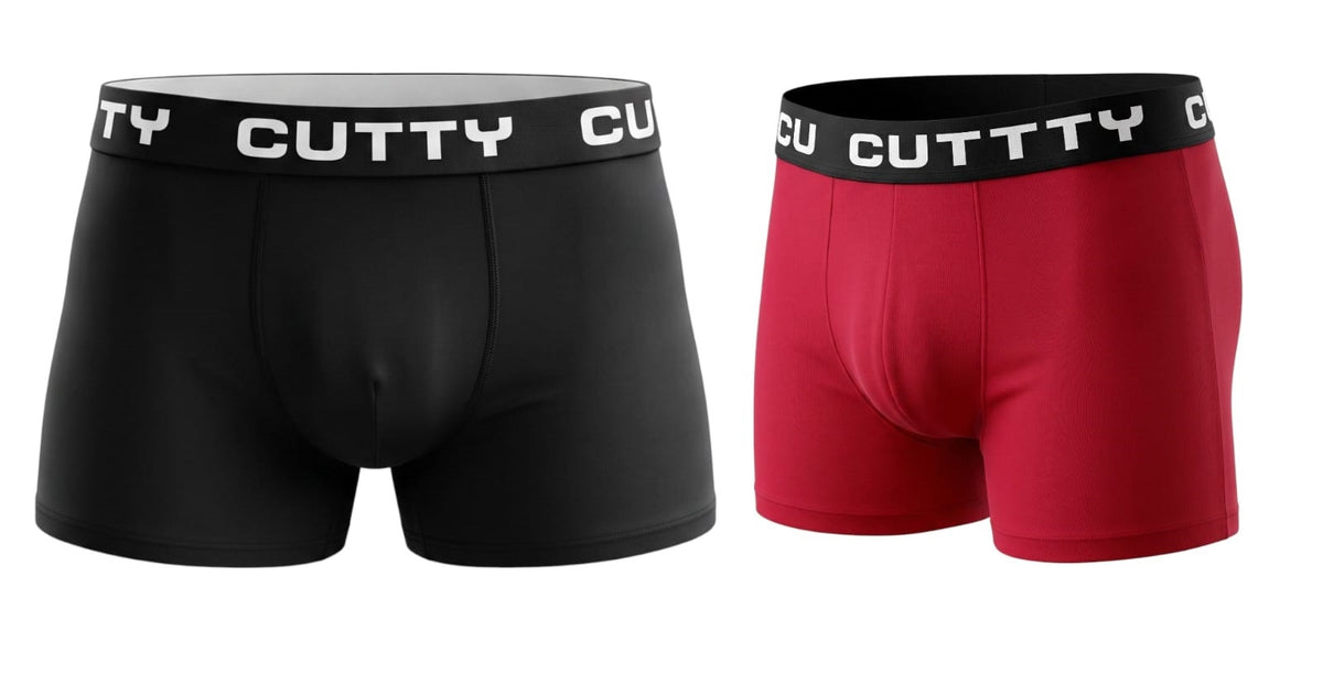 Cutty Briefs Amigo 2 Pack Red/Black