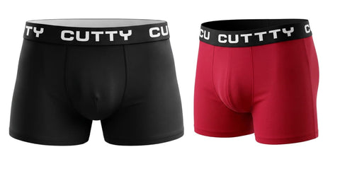 Cutty Briefs Amigo 2 Pack Red/Black