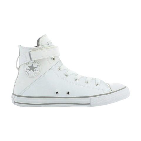 Converse Chuck Taylor All Star Hi Kids Leather Brea White