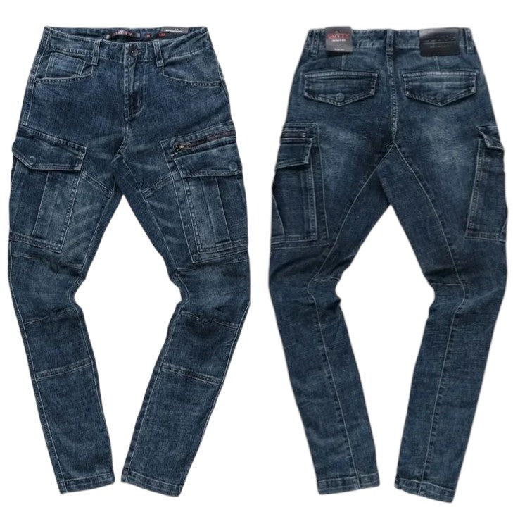 Cutty Jeans Cargo Casset Blue Tint