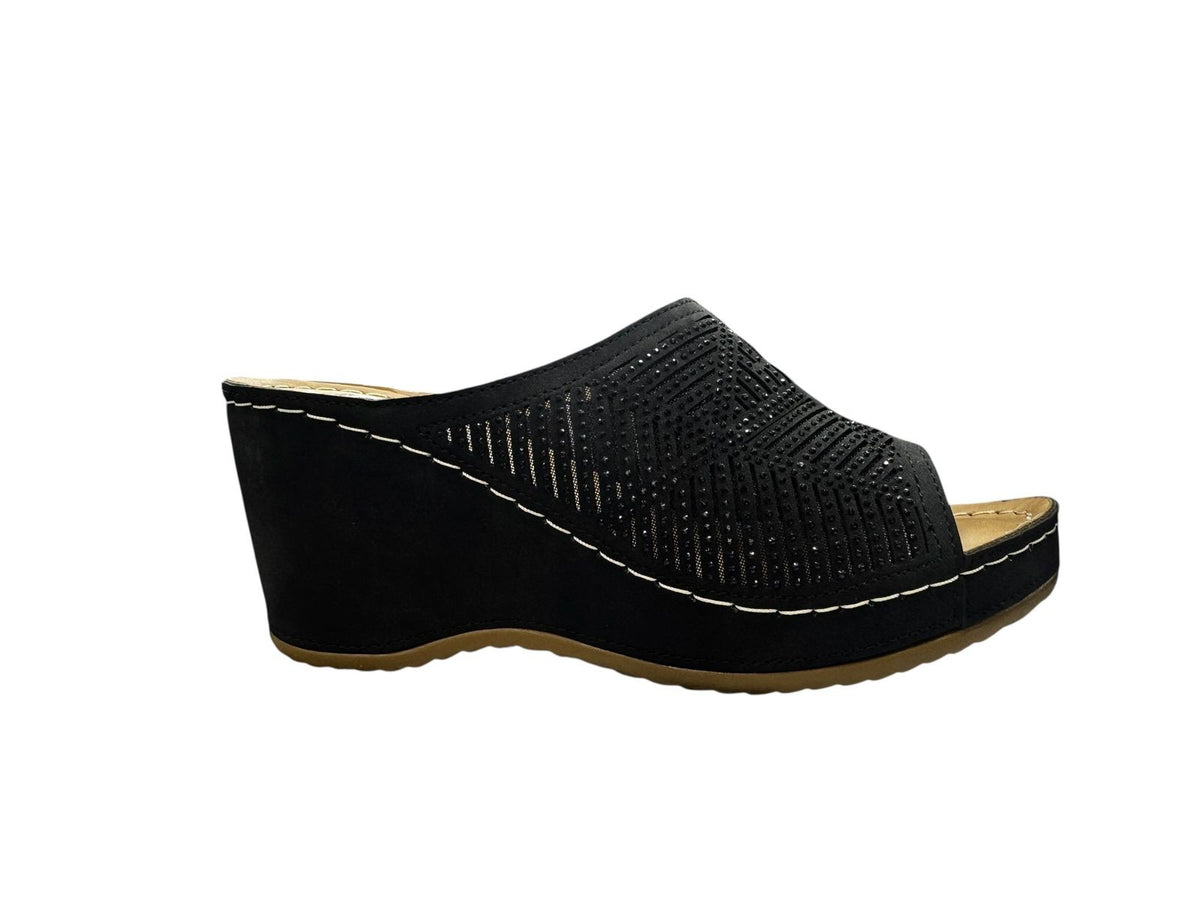 Hush Puppie Soft Trianna Wedge Black