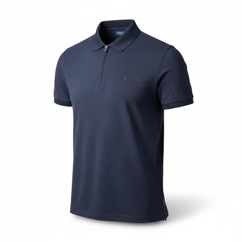 Polo Golfer Jaquard 1/4 Zip Navy