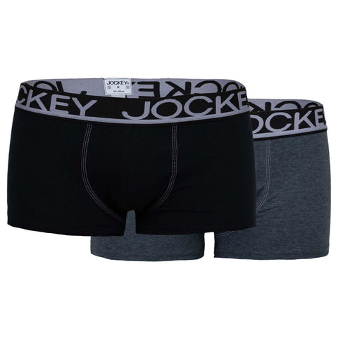Jockey Exclusive Pouch Trunk Black 2 Pack