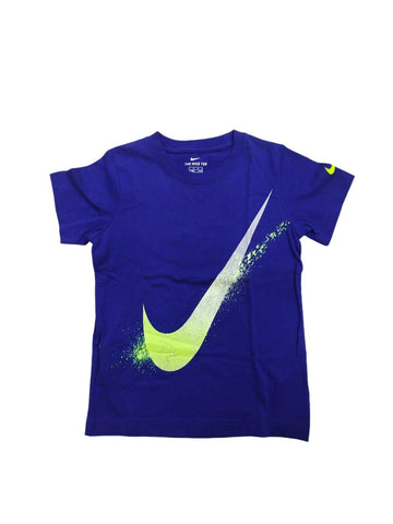 Nike T-Shirt Boys Swoosh Spray Royal