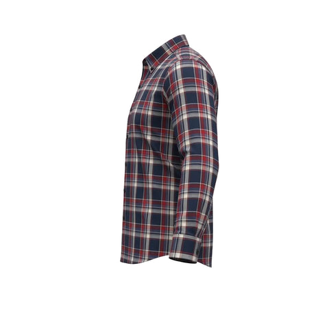 Jonathan D Long-Sleeve X16 Navy/Red Shirt